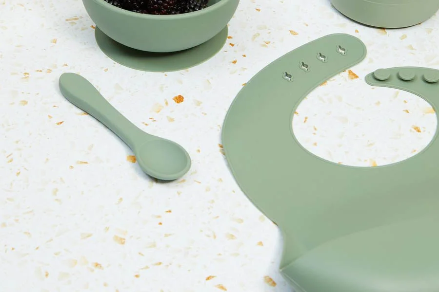 soft silicone baby feeding utensils